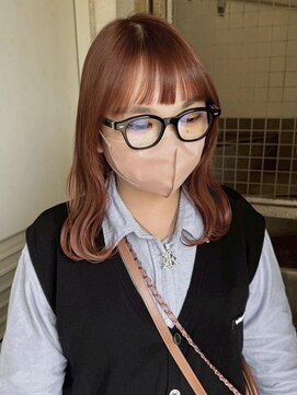 ムーン バイ ケンジ(moon by KENJE) 『asuna』オレンジブラウン/ハイトーン