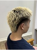 海外風ハイトーンバーストフェード