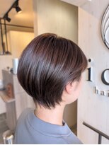 イル(iru)&nbsp;タイトショート×ブラウン