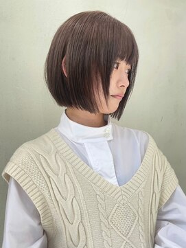 ギークス(GEEKS) 【GEEKS渋谷】ボブレイヤー/ミニマルボブ/チャコールグレー/小顔