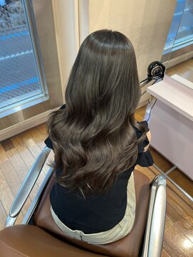 アクシス 栄店(`AXIS) Olive beige × layer cut