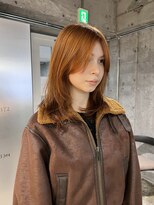 ナヌーク ダイカンヤマ(nanuk daikanyama)&nbsp;ハイトーンオレンジ×レイヤーカット