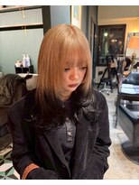 グッドフェローズ キタホリエ(GoodFellas kitahorie)&nbsp;レイヤーカットで魅せるハイトーンバイカラーブリーチ艶感