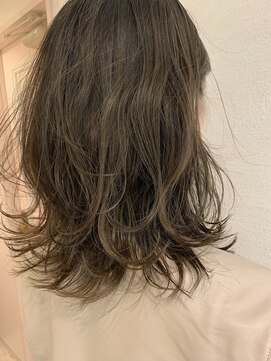 ロンド 表参道店(Lond) 透け感３Dカラー/ミニマムボブ＊ジグザグバングウェーブ☆