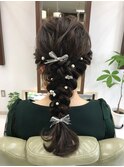 編みおろしスタイル