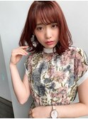 【山田】アフロート小顔モテバング　くびれひし形ミディ