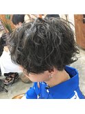 スパイラルマッシュ×艶マットアッシュ