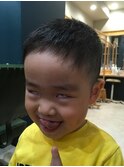 ボウズ やんちゃ スタイル スキンフェード 子供 キッズ カット