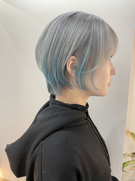 サロンドミルク 新百合ヶ丘店(salon de MiLK) カラーで遊ぶ骨格矯正ショート♪【新百合ヶ丘、百合ヶ丘】