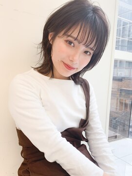 アドレバイハピネス(ADORE by happiness) ベビーバング　ウェットボブルフシルエット　20代30代40代