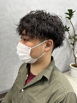 リット×ベリエ(Lit.×belier) ツーブロック/メンズマッシュ/波巻きスパイラルパーマ