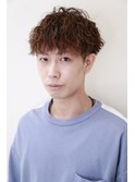 Vマッシュツーブロック×ツイストスパイラルパーマ