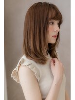 カバーヘア ブリス 川口(COVER HAIR bliss) ヴェールカラーハイライト内巻きワンカールTa3川口10代20代30代