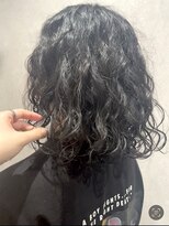 リアイス(Re:ICE) メンズ黒髪ボブモードスパイラルパーマ