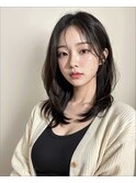 韓国人風レイヤースタイル