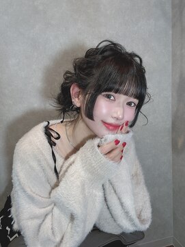 アンプル 天神店 前髪カット　顔まわり　顔まわりレイヤー　レイヤーカット