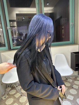 ジルバイジゼル(JILL by GiseL) K＿ブルーブラック/ハイトーンカラー