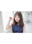 波ウェーブセミロング