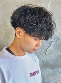 波巻きスパイラルパーマメンズパーマ波巻きパーマ群馬県高崎市