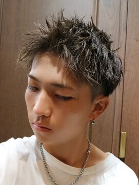 ノーエン(noen) ビジネスショートメンズマッシュツイストパーマツーブロック