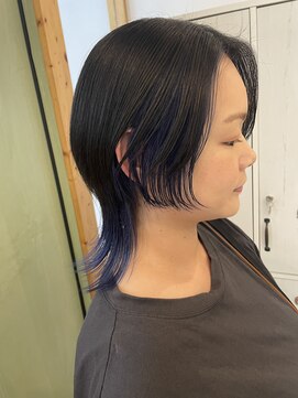 フーガ 新越谷蒲生店(fuuga) インナーカラー×ウルフ