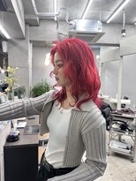 ヴァーディ オモテサンドウ(Vardy omotesando)&nbsp;レットカラー　暖色カラー