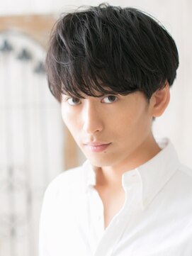 モッズヘア メン 仙台愛子駅前店(mod's hair men) 前髪パーマ重め無造作スマートマッシュ仙台愛子