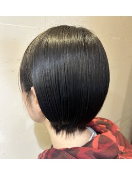 オーガニックマインド 坂戸 鶴ヶ島(organic+mind) 20代30代40代小顔ハンサムショートアッシュブルーブラック