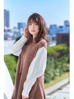 ラル(Lull)&nbsp;くびれ 抜け感　レイヤーカット　ミディアム