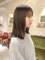 くびれヘア/ミディアム/レイヤー/20代30代40代/有楽町/銀座