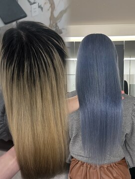 エトワール(ETOILE) 神戸三ノ宮ロングリタッチダブルカラーハイトーン