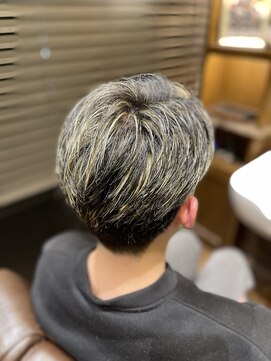 ヒロギンザバーバーショップ 丸の内店(HIRO GINZA BARBER SHOP) メッシュナチュラル