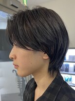 バイフィフス 原宿/表参道(by fifth)&nbsp;ミルクティーベージュダブルカラー韓国風メンズセンターパート