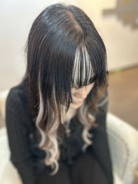 ダイアナ(DIANA) 前髪　メッシュ　シールエクステ