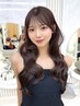 【松木限定】似合わせ顔まわりカット＋透明感カラー＋AFLOATトリートメント