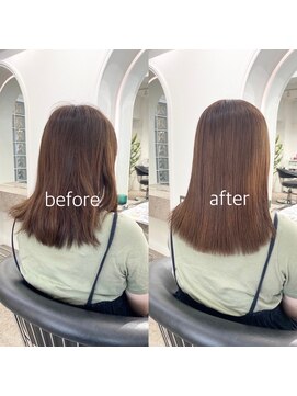 ハムレッツ 髪質改善/縮毛矯正乾かしただけできまる髪質改善ストレート