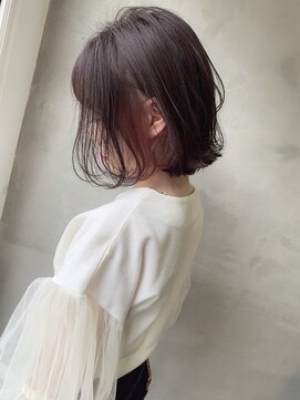 フル(FuLL) チラっと見えるピンクいインナーカラー