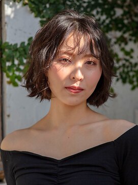 リュープリエ 笹塚(Lieu plie) カット重め/ふんわりボブ/オフィス