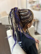 ダイアナ(DIANA)&nbsp;全頭コーンロウ＆ブレイズ