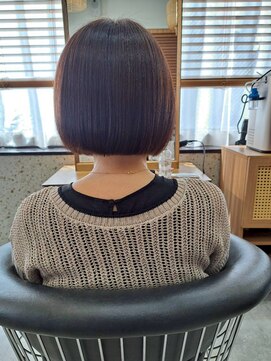ヘアリゾート粋 トゥジュ 池袋東口店(tujuh) ショート/丸みボブ/ストレート/髪質改善