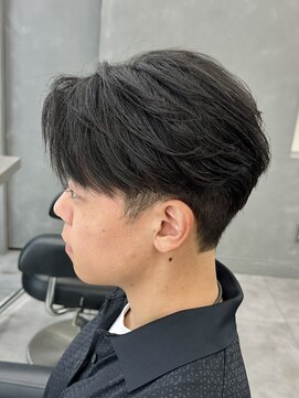 オーバル バイ アピッシュ(OVARL by apish) パーマ落とし曲がる縮毛矯正縮毛矯正失敗原宿メンズパーマ