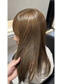 ☆ブリーチなしカーキベージュ×髪質改善TR