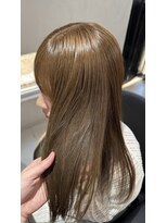 エイム(Aem.) ☆ブリーチなしカーキベージュ×髪質改善TR