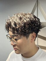 ライズ 渋谷店(RISE) 波巻きスパイラルパーマ/渋谷波巻きパーマ/アップバング/七三