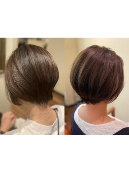 【30代から増える髪質悩みを丁寧に解消*】大人になっても美しく、お洒落を楽しめる白髪染め/デザインカラー