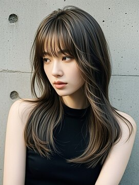 エイチ ウルフカット 大阪梅田(811) ハイライトクラゲヘアミニボブ成人式パーマミディアム裾カラー