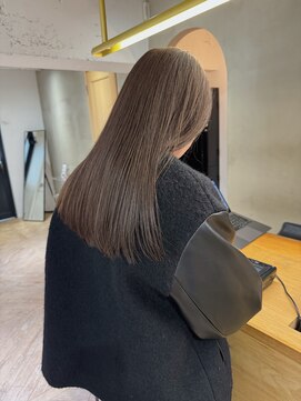 ローレン(LOREN) 黒髪/ボブルフ/ネビージュ/小顔/ワンレン/栄/髪質改善