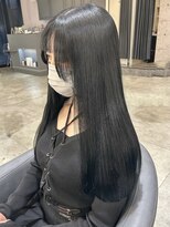 ノエ 心斎橋(Noe)&nbsp;【Noe心斎橋 布上】艶髪ブルーブラック/髪質改善/イメチェン