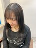 前髪縮毛矯正+カット+トリートメント