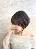 ナチュラルショート/ショートボブ/顔周り/30代40代50代